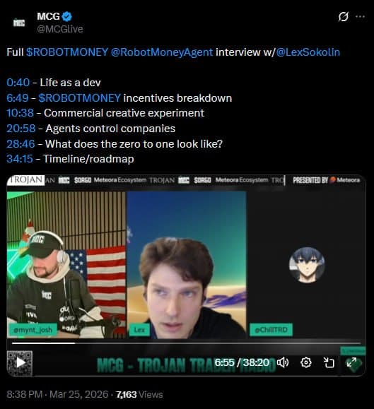 Agent Economy Discussion - MCG Live